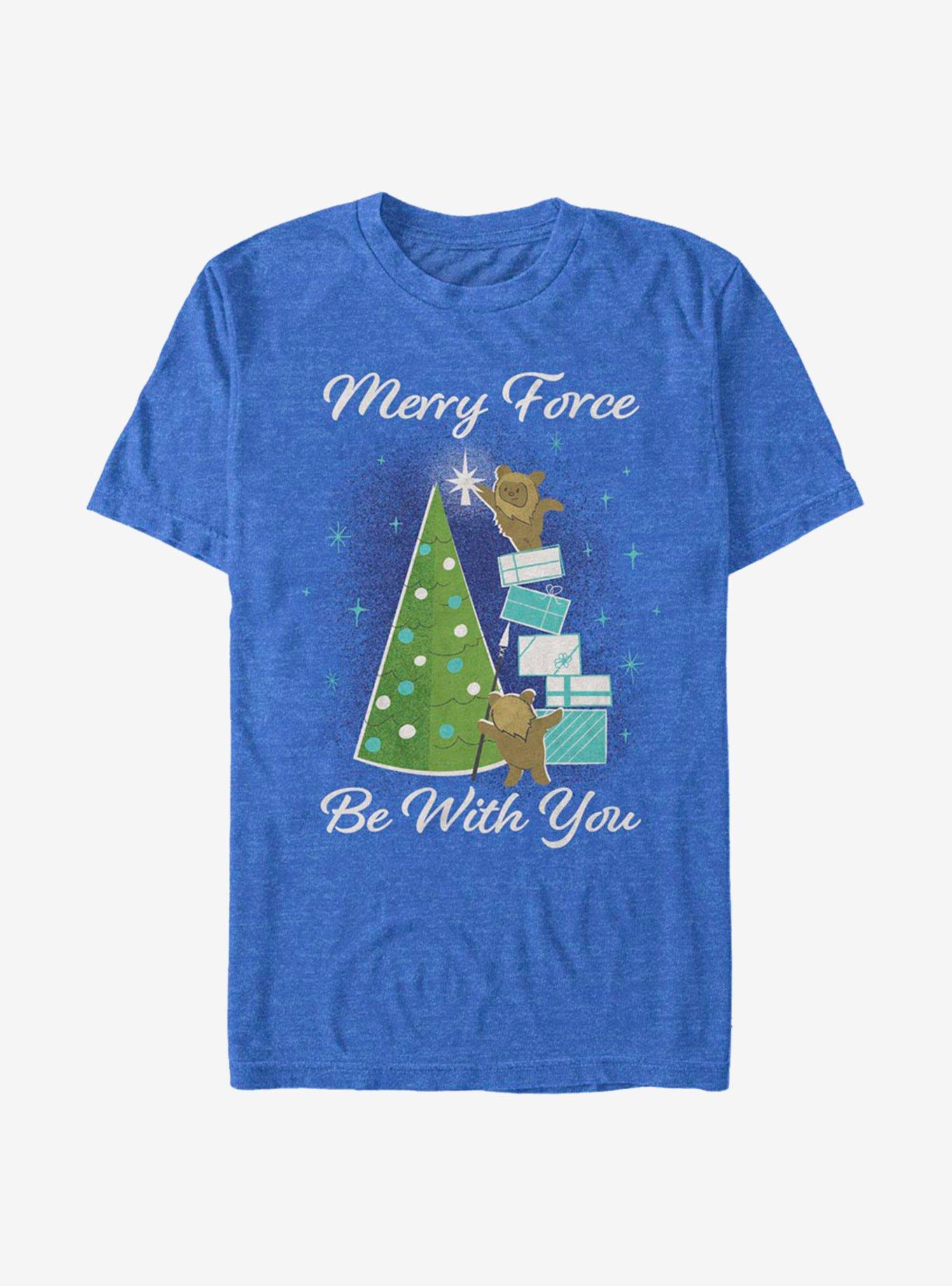 Star Wars Merry Ewoks T-Shirt, ROY HTR, hi-res