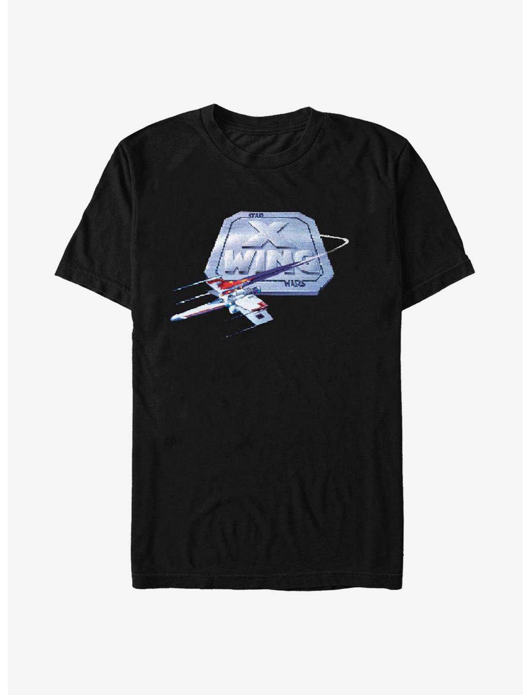 Star Wars Pixel X-Wing T-Shirt, BLACK, hi-res
