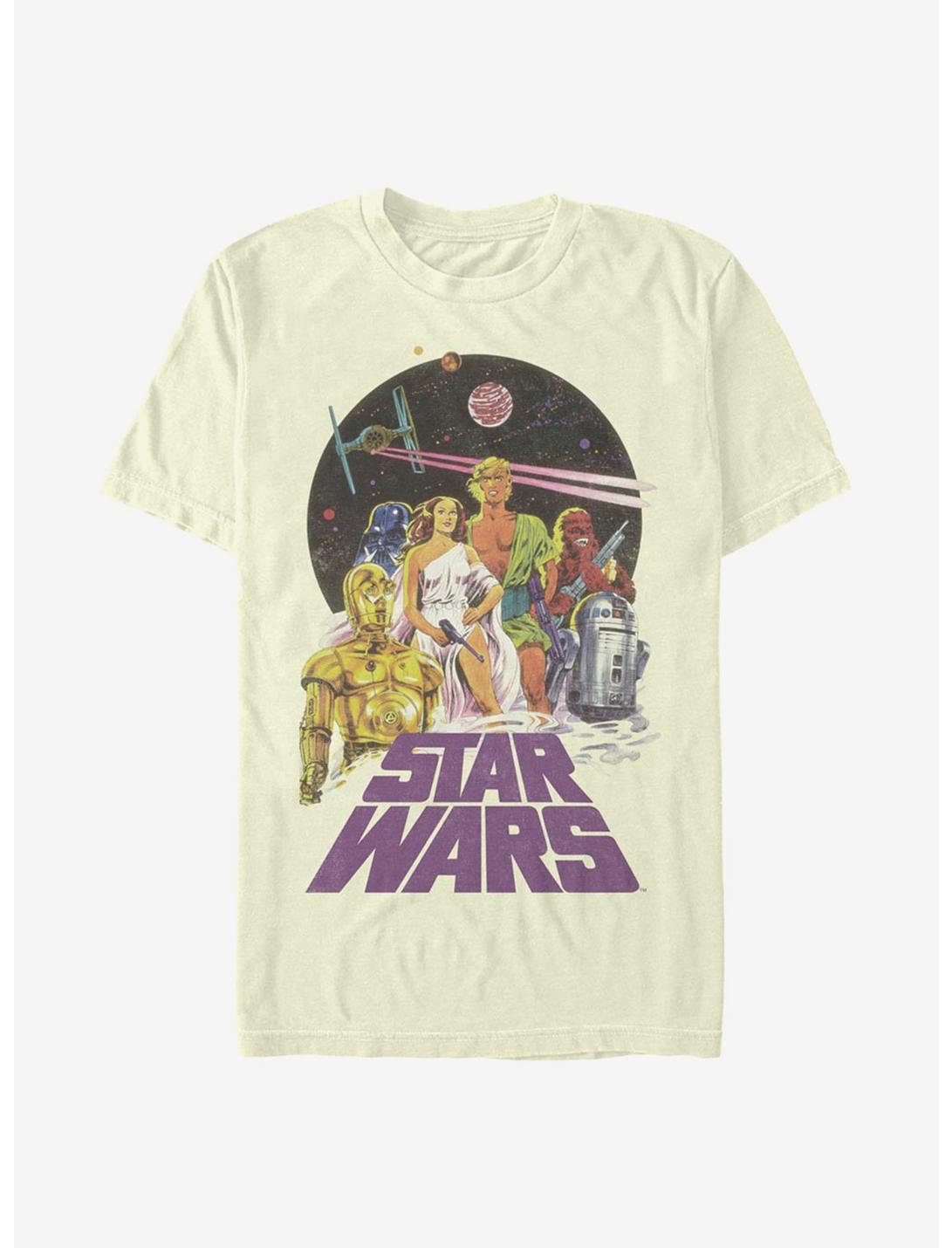 Star Wars Vintage Star Wars T-Shirt, NATURAL, hi-res