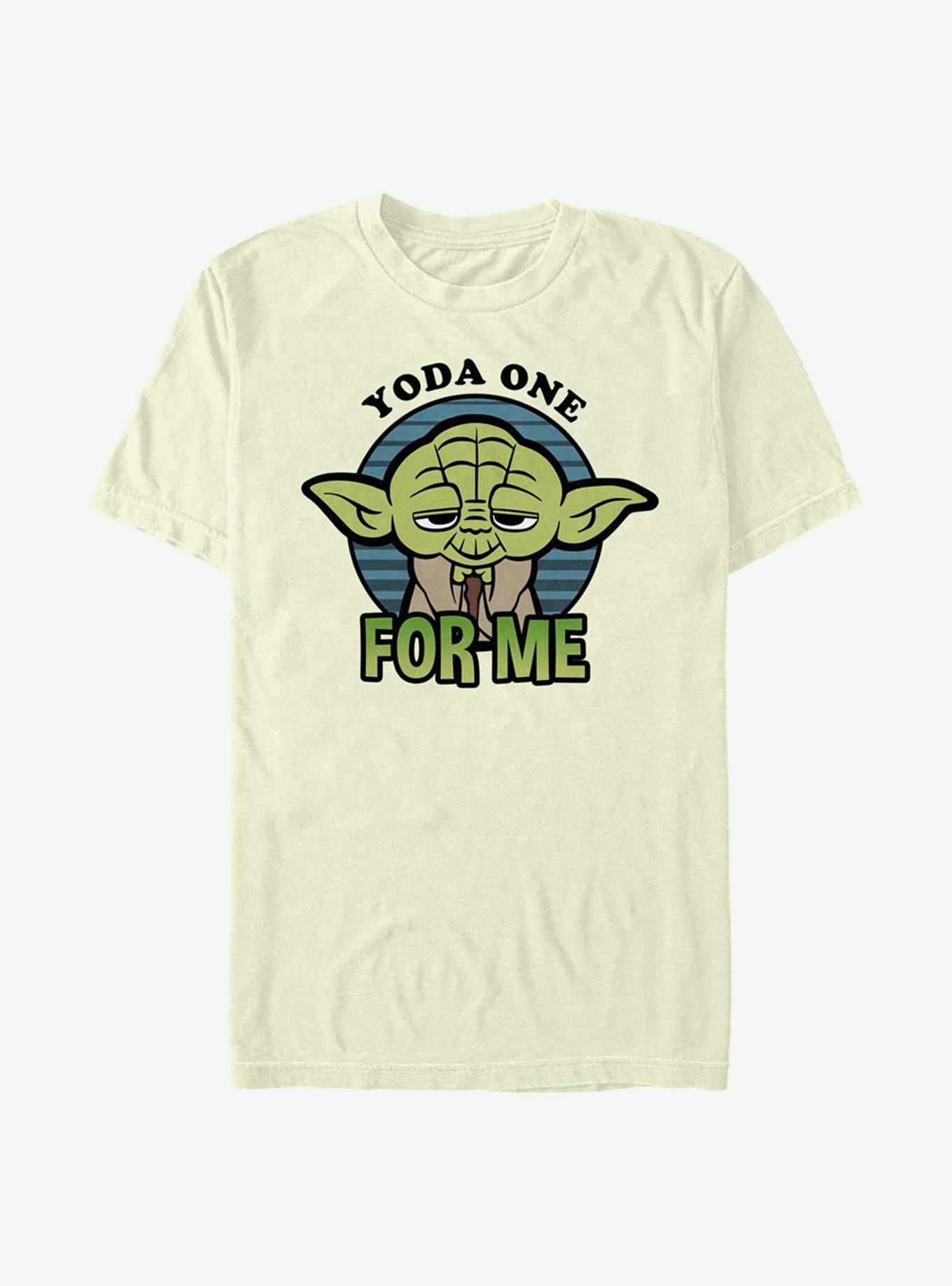 Star Wars Yoda One For Me T-Shirt, NATURAL, hi-res