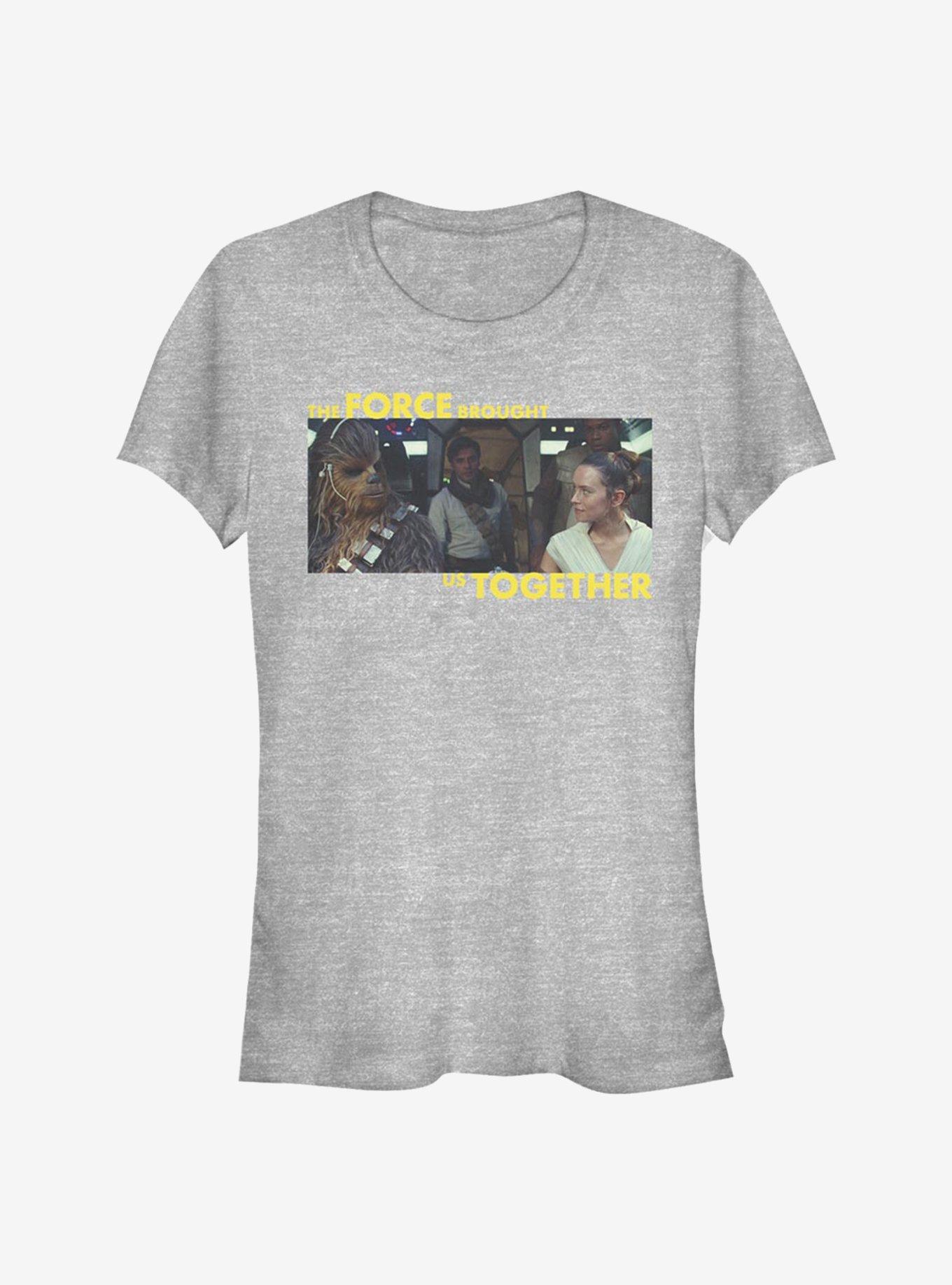 Star Wars: The Rise Of Skywalker Will Of The Force Girls T-Shirt, ATH HTR, hi-res