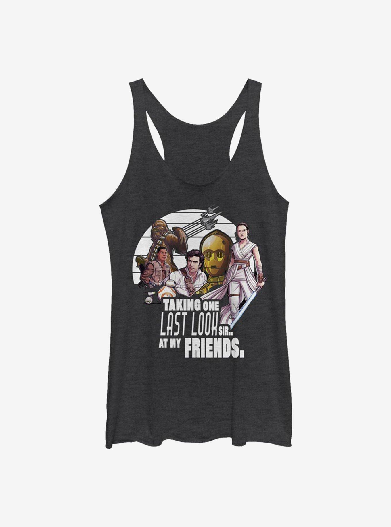 Star Wars: The Rise Of Skywalker Last Goodbye Girls Tank Top, BLK HTR, hi-res