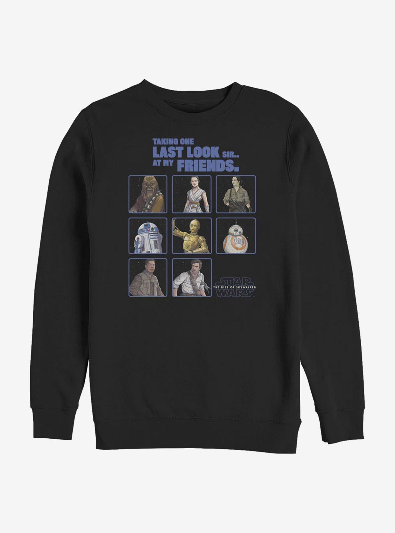 Star Wars: The Rise Of Skywalker Boxed Friends Crew Sweatshirt, BLACK, hi-res