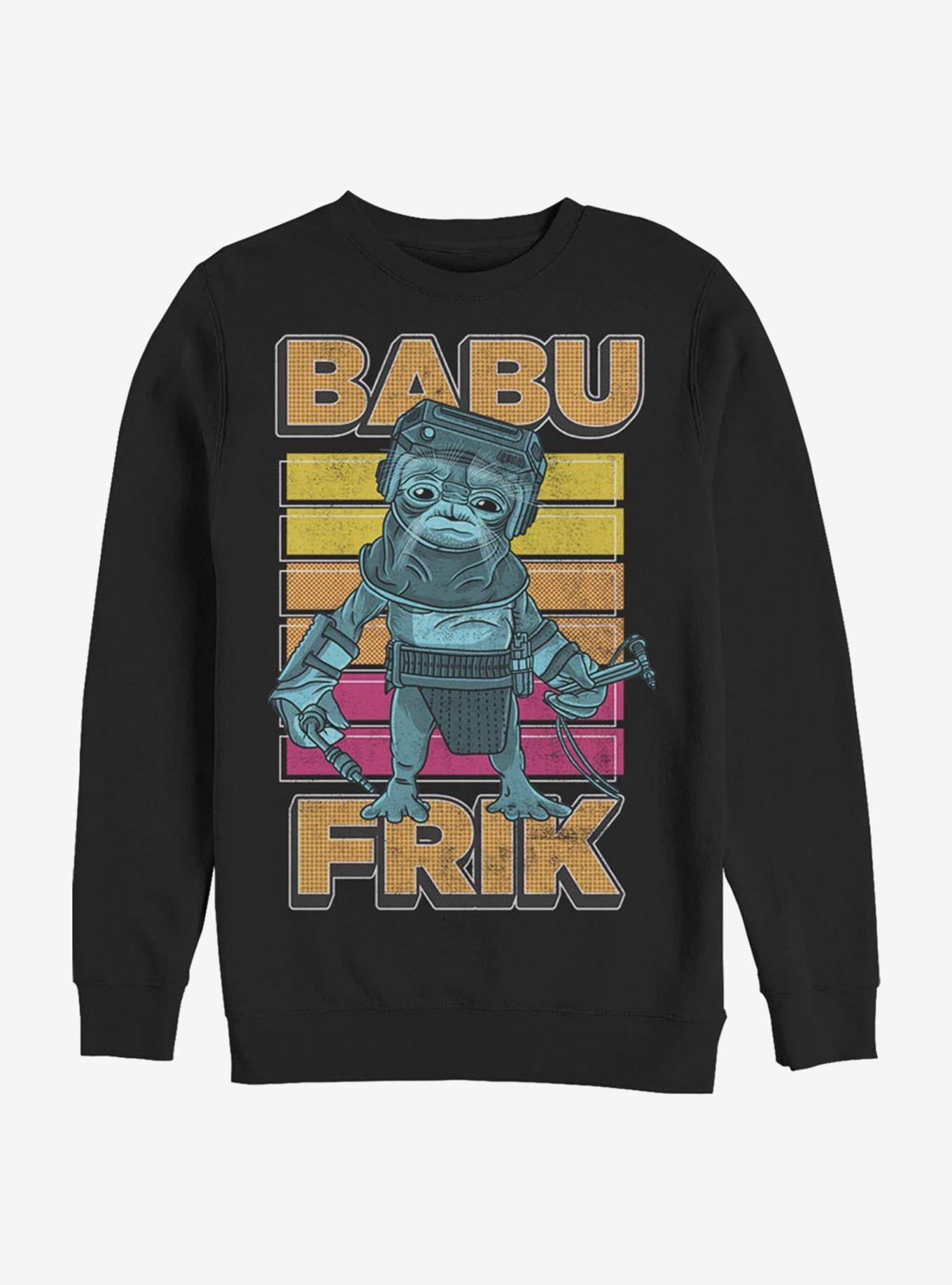 Star Wars: The Rise Of Skywalker Pop Babu Frik Crew Sweatshirt