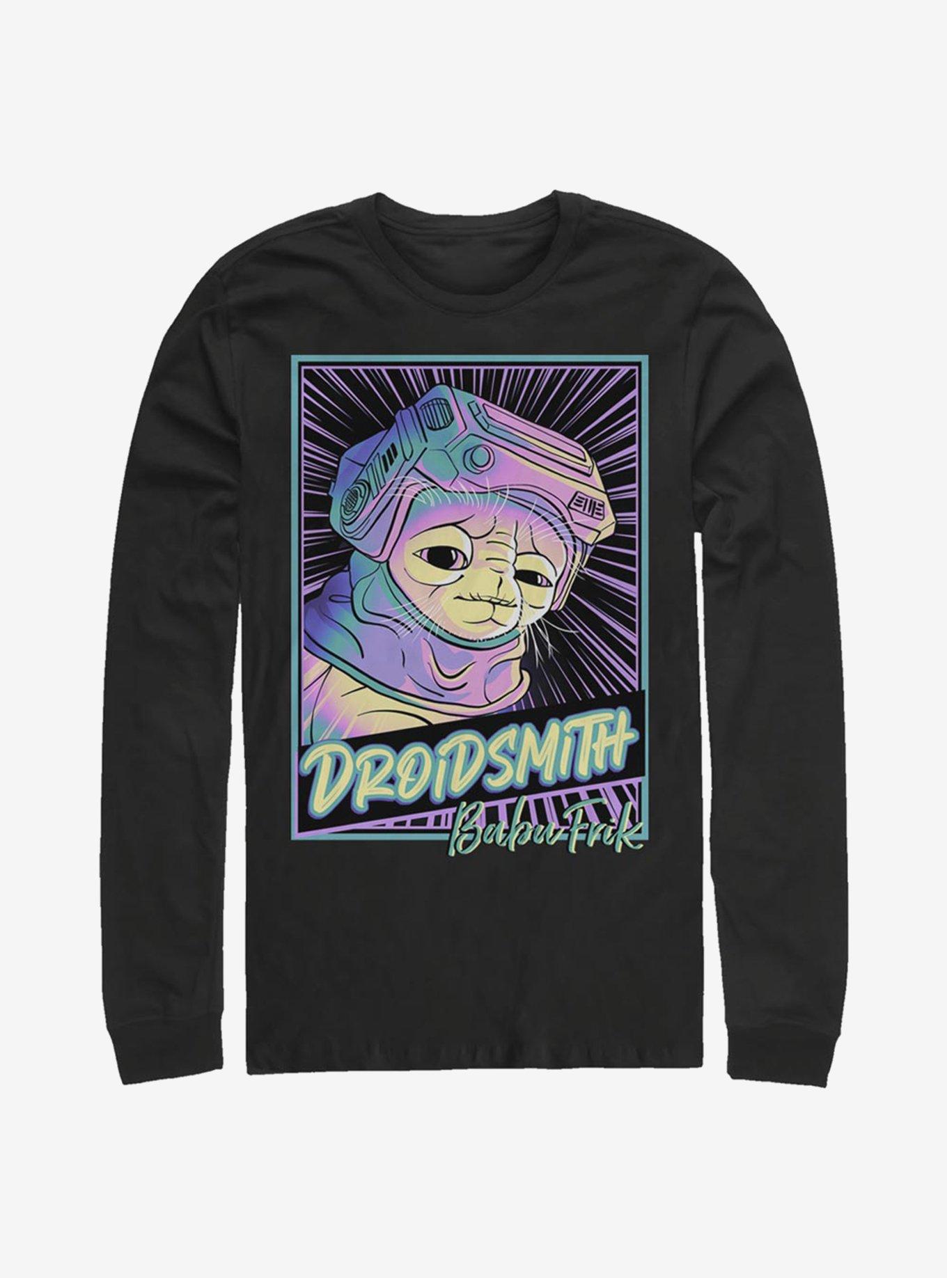 Star Wars Episode IX The Rise Of Skywalker Babu Droidsmith Long-Sleeve T-Shirt, BLACK, hi-res