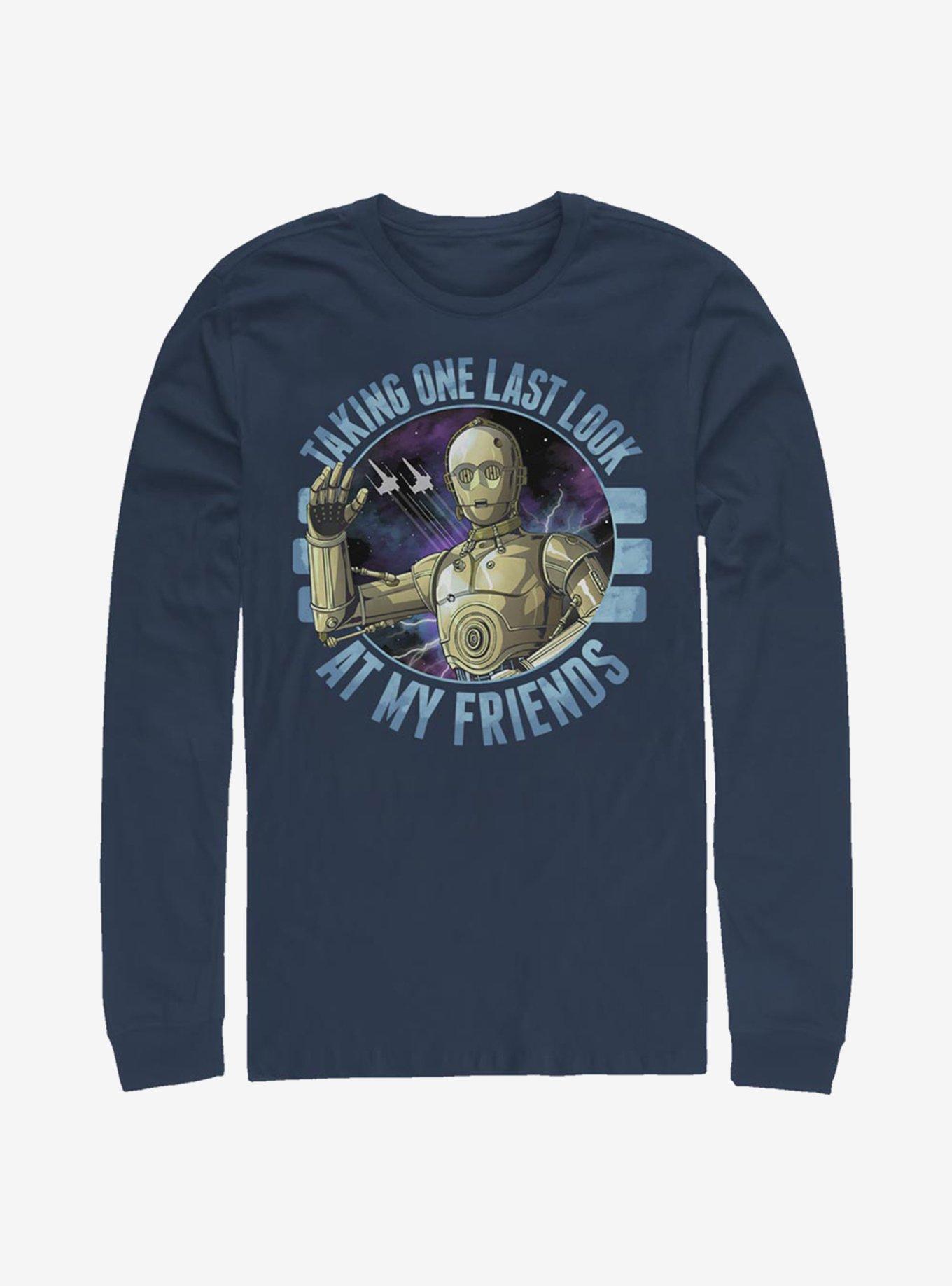 Star Wars: The Rise Of Skywalker Bye C-3PO Long-Sleeve T-Shirt, , hi-res