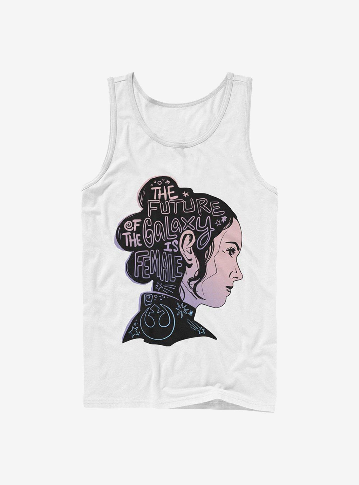 Star Wars: The Rise Of Skywalker Female Future Silhouette Tank, WHITE, hi-res