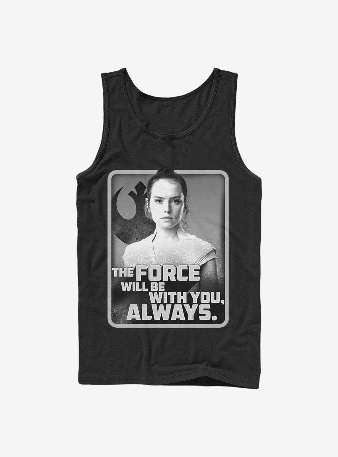 Star Wars: The Rise Of Skywalker With You Rey Tank Top, BLACK, hi-res