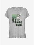 Star Wars: The Rise Of Skywalker No Thank You Girls T-Shirt, ATH HTR, hi-res