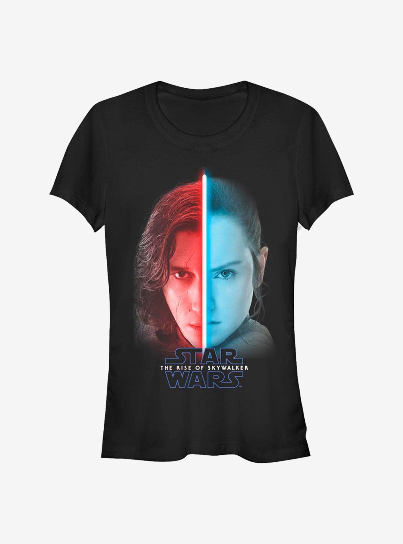 Star Wars: The Rise Of Skywalker Split Face Girls T-Shirt