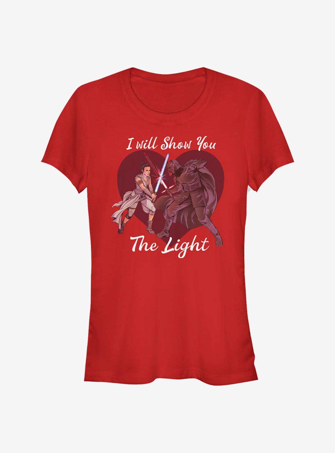Star Wars: The Rise Of Skywalker The Light Girls T-Shirt, RED, hi-res