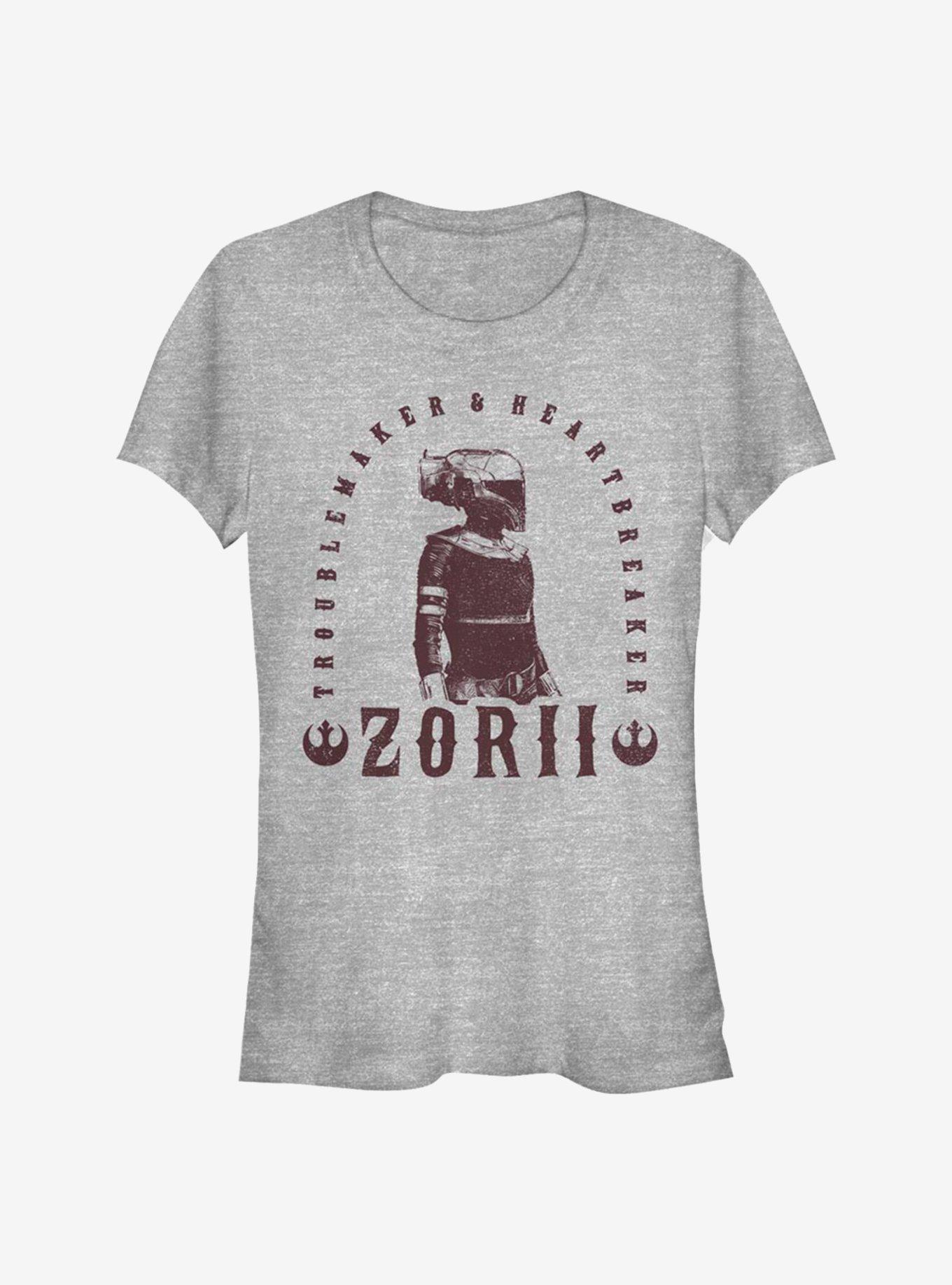 Star Wars: The Rise Of Skywalker Troublemaker Zorii Girls T-Shirt, , hi-res