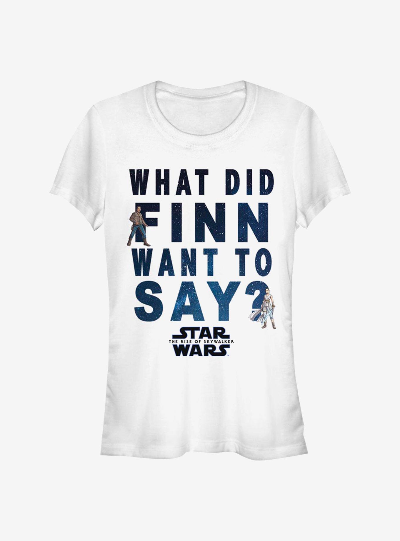 Star Wars: The Rise Of Skywalker What Finn Girls T-Shirt, WHITE, hi-res