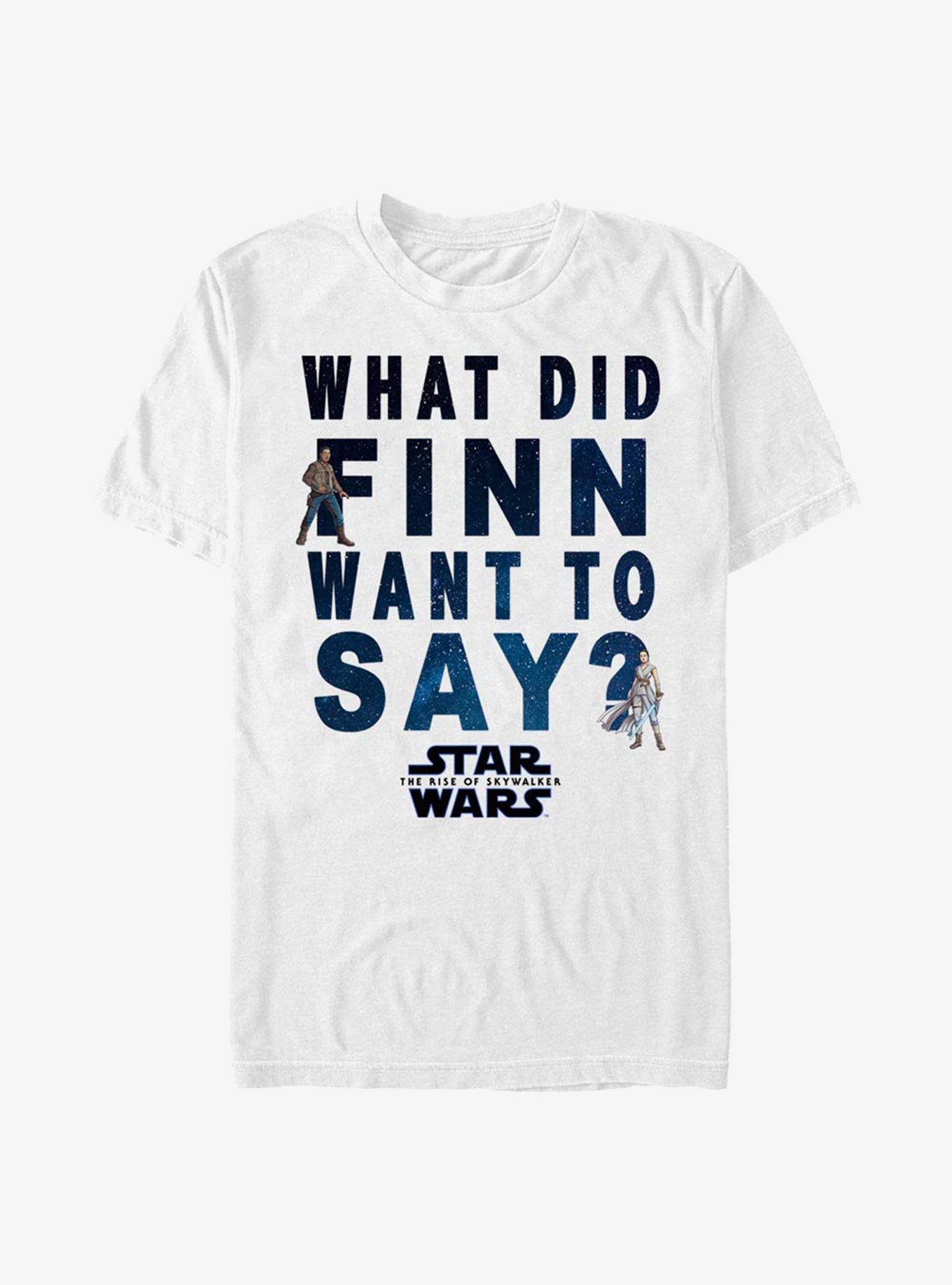 Star Wars: The Rise Of Skywalker What Finn T-Shirt, WHITE, hi-res