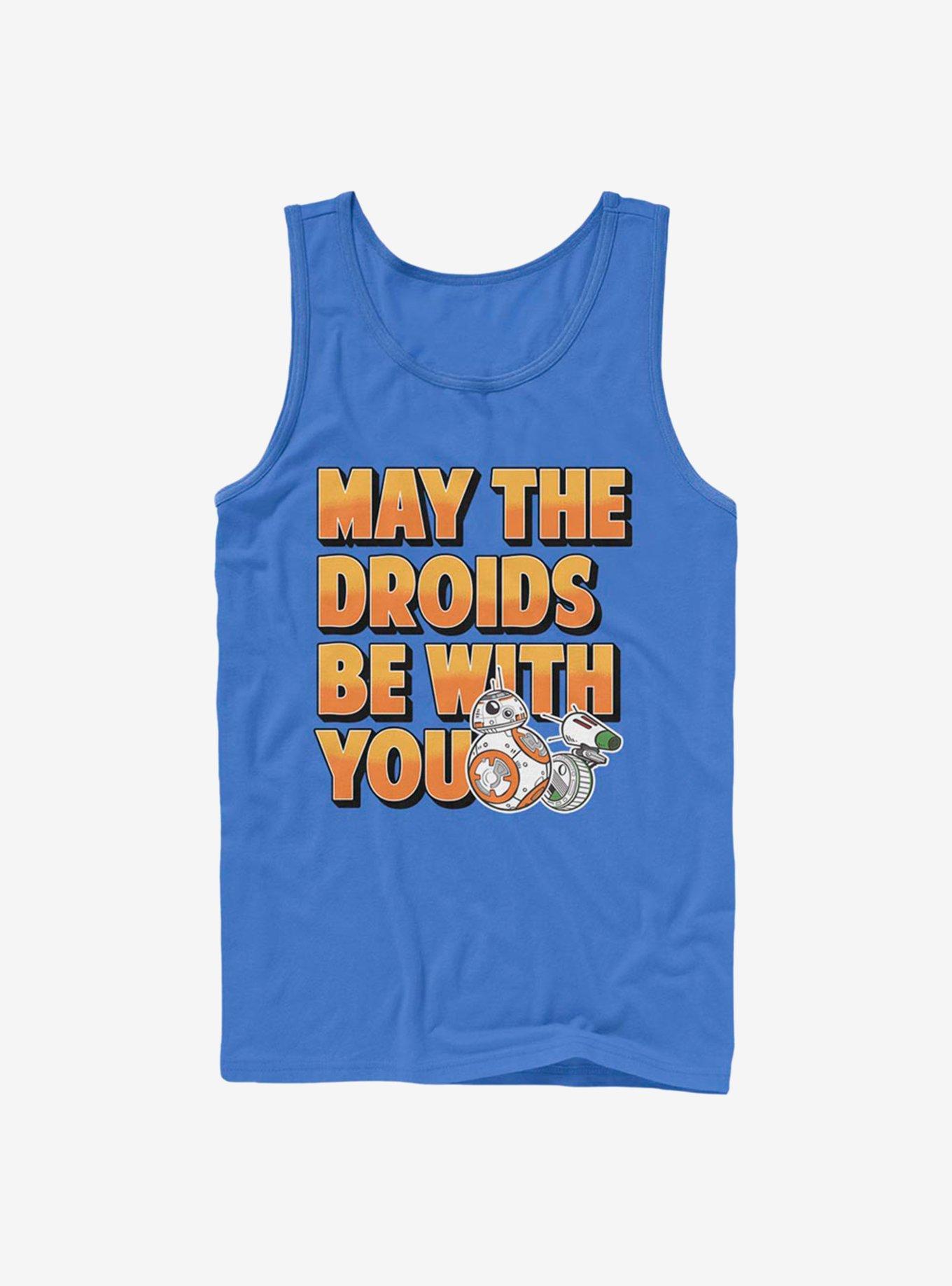 Star Wars: The Rise Of Skywalker Droids Be With You Tank, ROYAL, hi-res