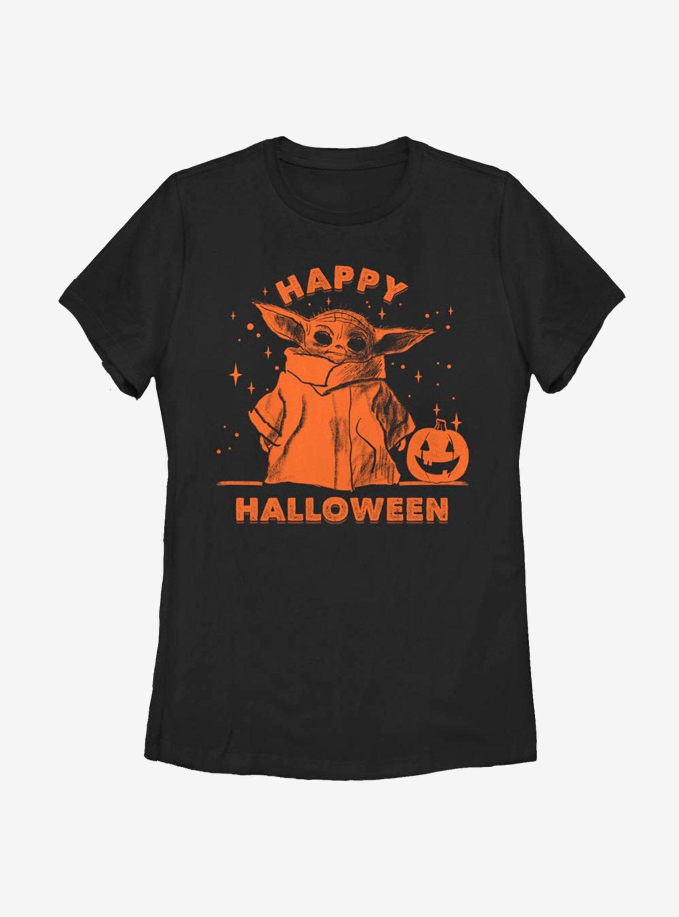 Star Wars The Mandalorian The Child Happy Halloween Womens T-Shirt, , hi-res