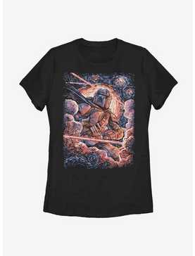 Star Wars The Mandalorian Painted Artistic Womens T-Shirt, , hi-res
