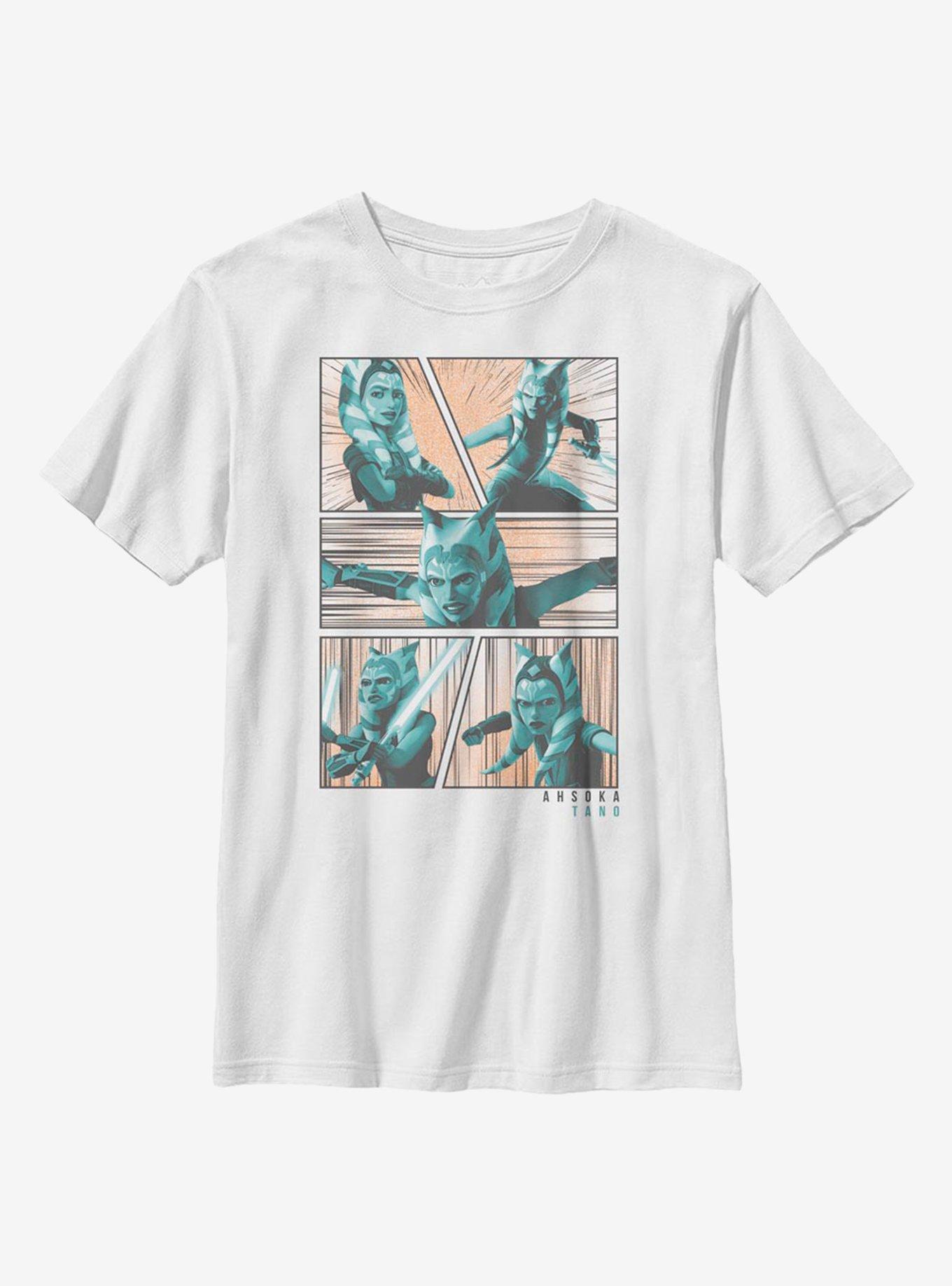 Star Wars: The Clone Wars Ahsoka Panels Youth T-Shirt, , hi-res
