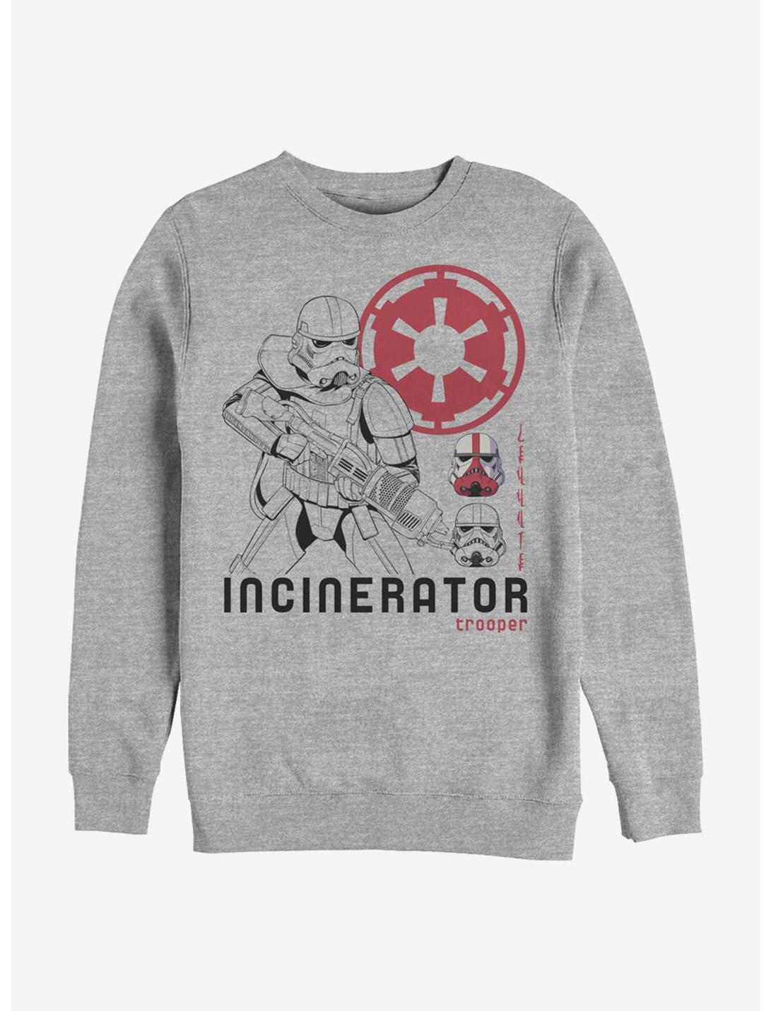 Star Wars The Mandalorian Incinerator Trooper Sweatshirt, ATH HTR, hi-res