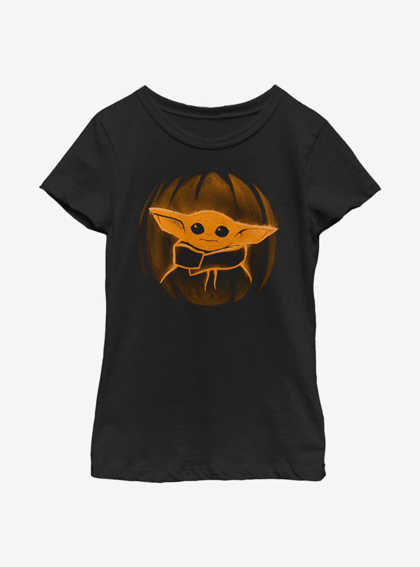 Star Wars The Mandalorian The Child Pumpkin Carving Youth Girls T-Shirt, , hi-res