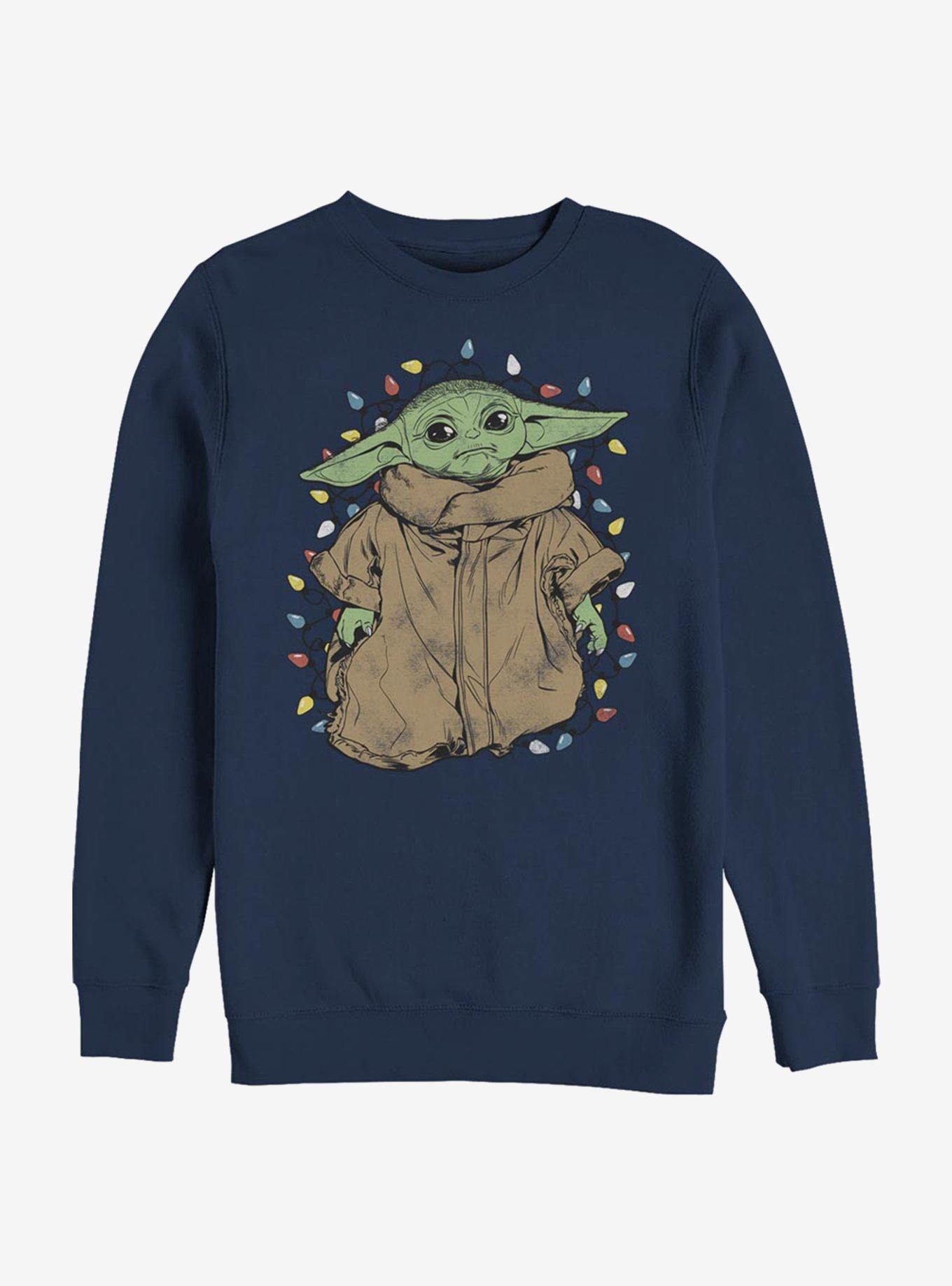 Star Wars The Mandalorian The Child Holiday Lights Sweatshirt, , hi-res