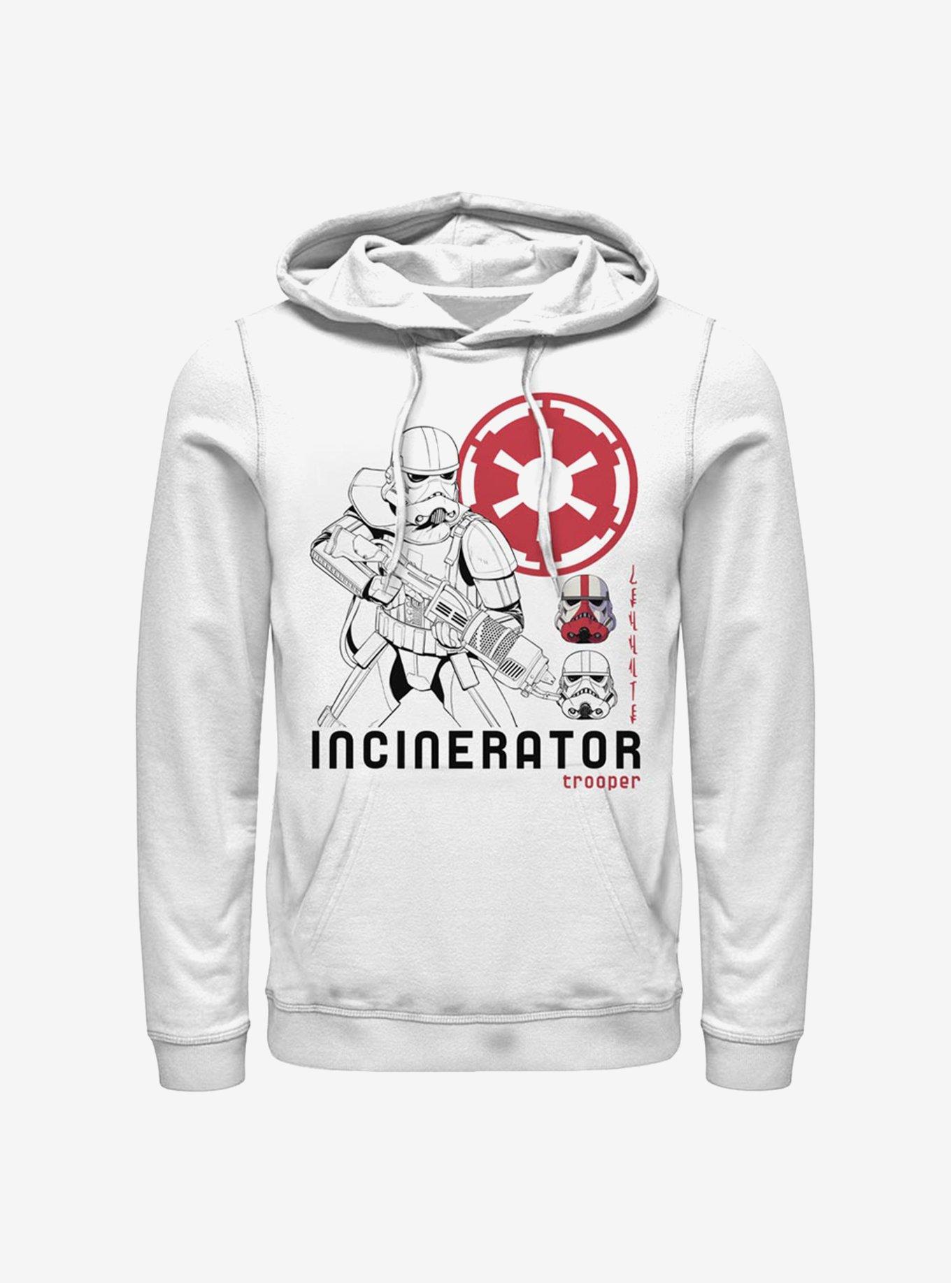 Star Wars The Mandalorian Incinerator Trooper Incinerator Hoodie, WHITE, hi-res