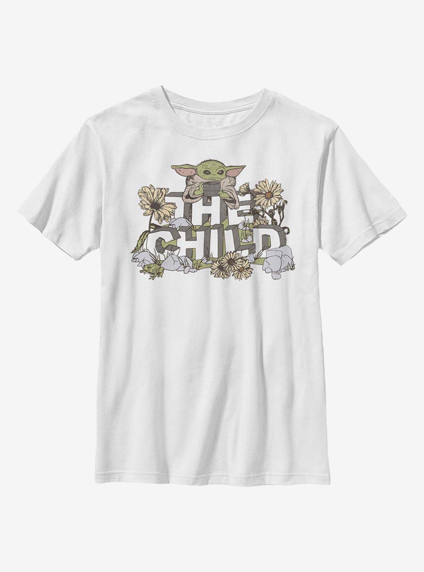 Star Wars The Mandalorian The Flower Child Youth T-Shirt, , hi-res