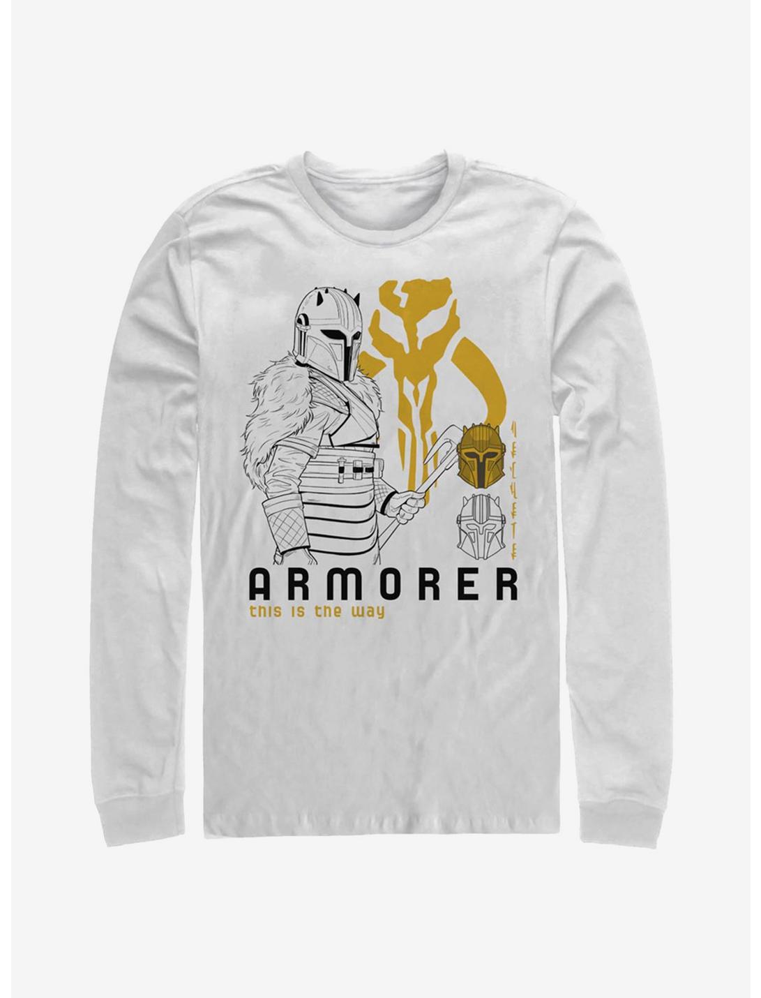 Star Wars The Mandalorian Armorer This Is The Way Long-Sleeve T-Shirt, WHITE, hi-res