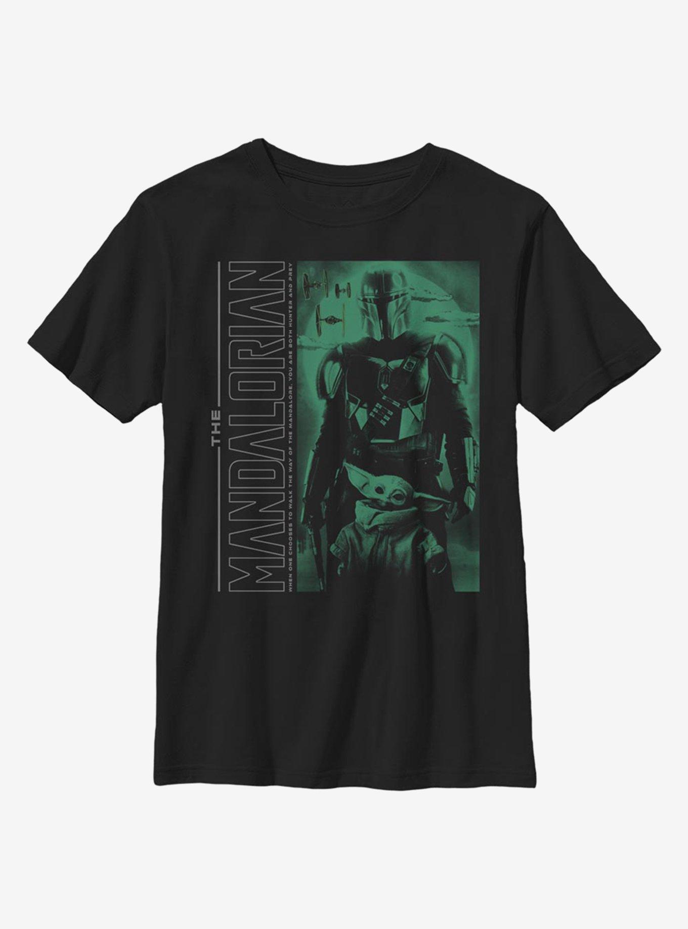 Star Wars The Mandalorian The Child Hunter And Prey Youth T-Shirt, , hi-res