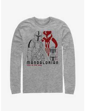 Star Wars The Mandalorian This Is The Way Long-Sleeve T-Shirt, , hi-res