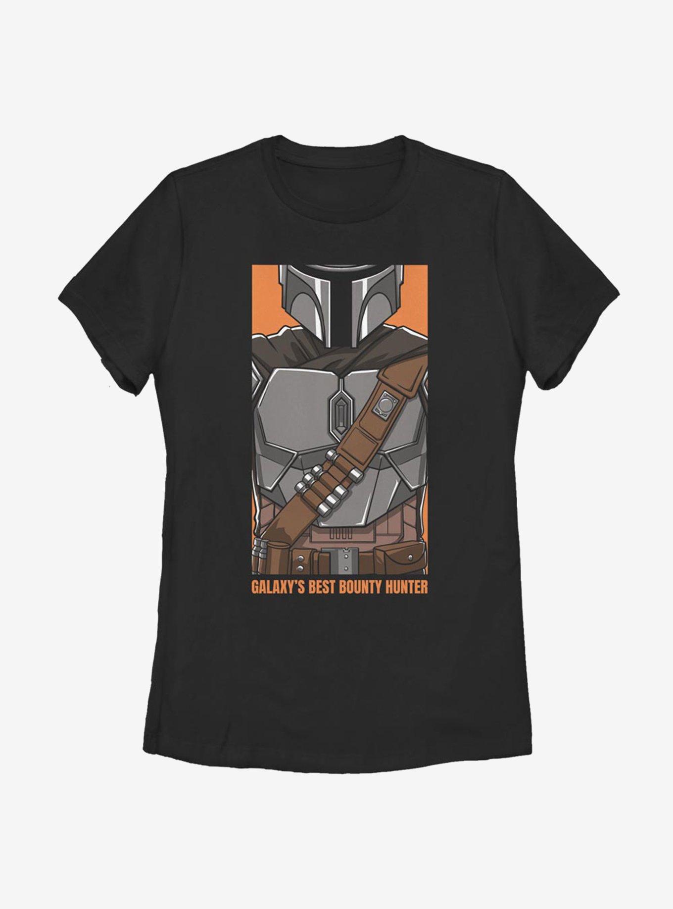 Star Wars The Mandalorian Galaxy's Best Bounty Hunter Womens T-Shirt, , hi-res