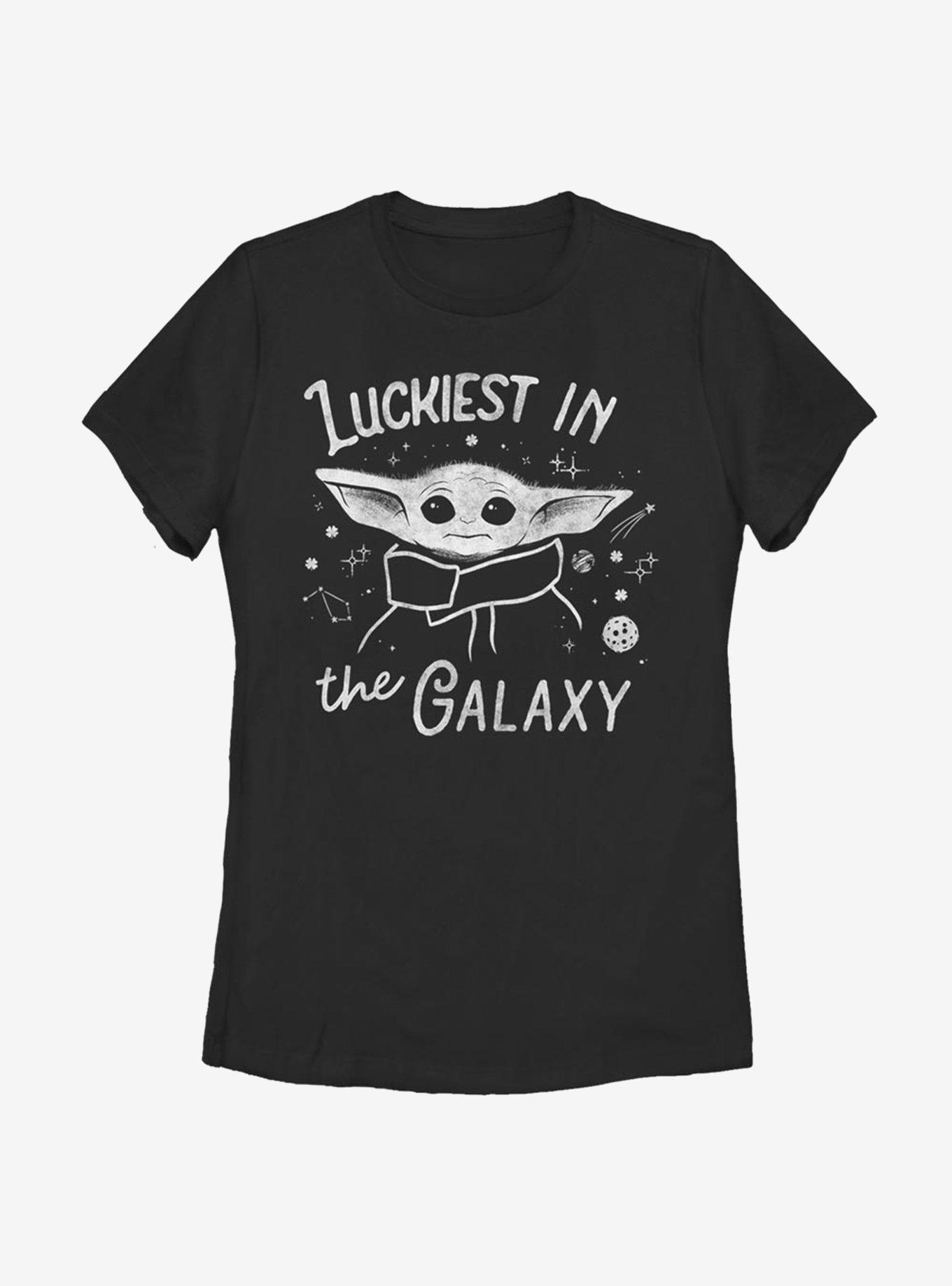 Star Wars The Mandalorian Luckiest In The Galaxy The Child Womens T-Shirt, , hi-res