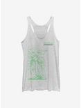 Star Wars The Mandalorian The Child Sipping Sketch Womens Tank Top, WHITE HTR, hi-res