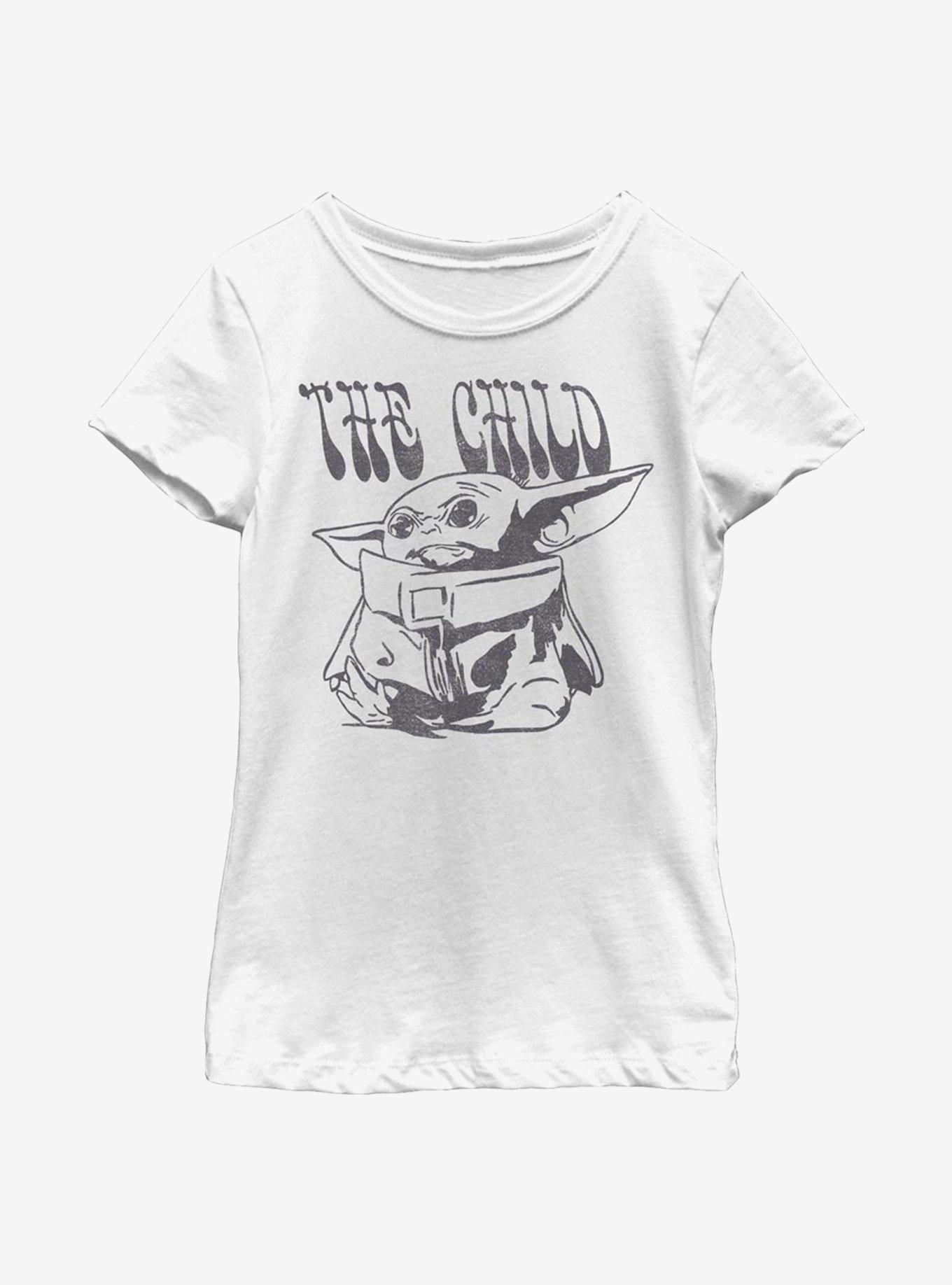 Star Wars The Mandalorian The Child Sitting Down Youth Girls T-Shirt, , hi-res