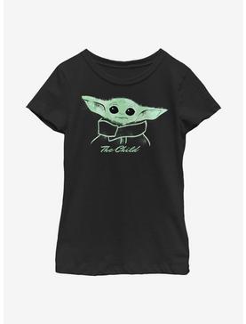 Star Wars The Mandalorian Painted The Child Youth Girls T-Shirt, , hi-res