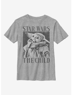 Star Wars The Mandalorian The Child Up Close Youth T-Shirt, , hi-res