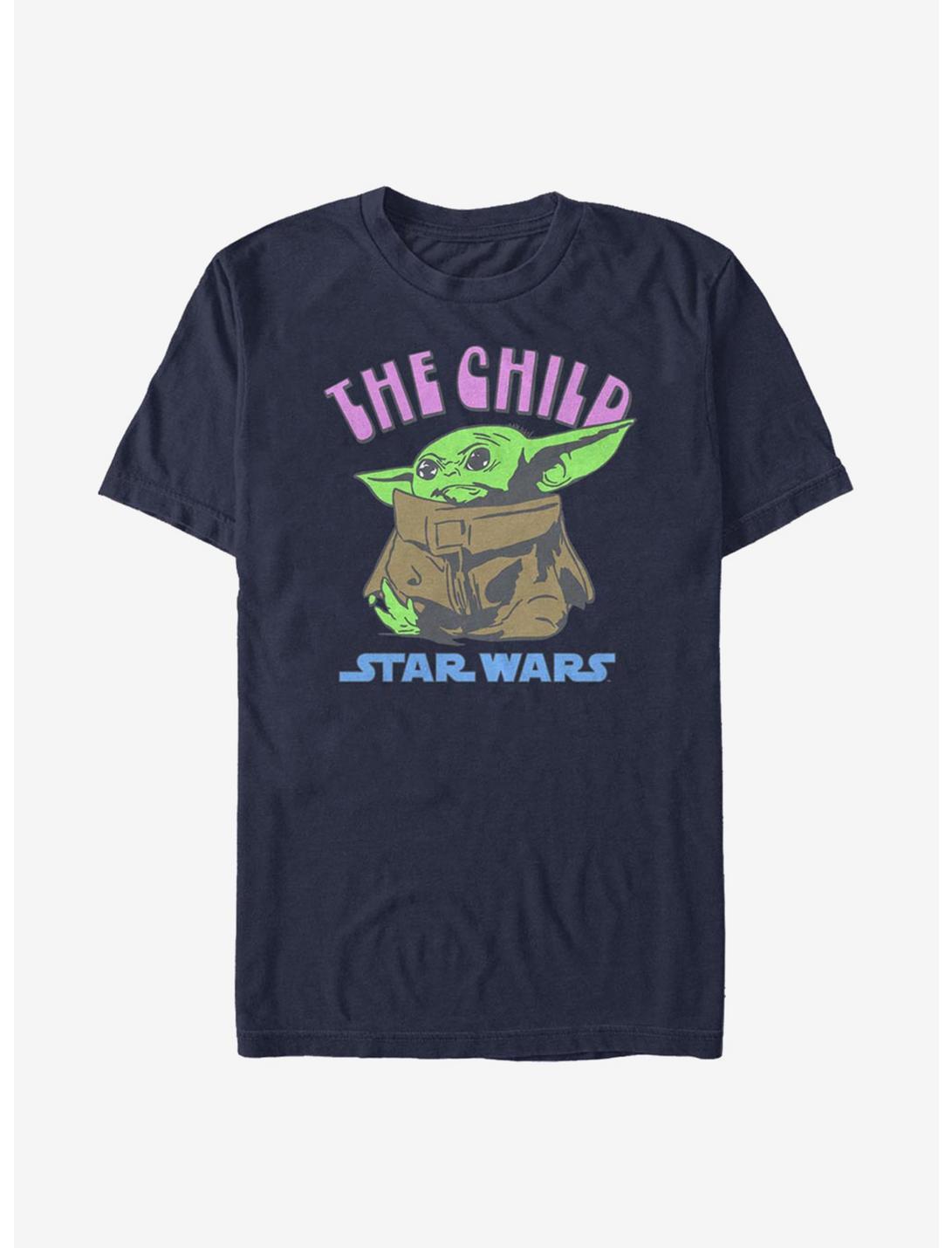 Star Wars The Mandalorian The Child Pop Of Color T-Shirt, NAVY, hi-res