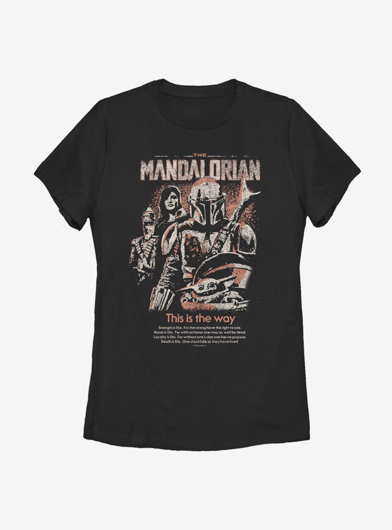 Star Wars The Mandalorian Retro Pop Poster Women T-Shirt, , hi-res