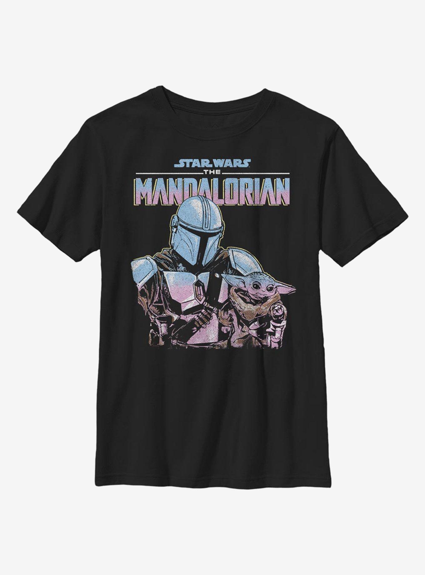 Star Wars The Mandalorian The Child Lone Wolf Youth T-Shirt, BLACK, hi-res