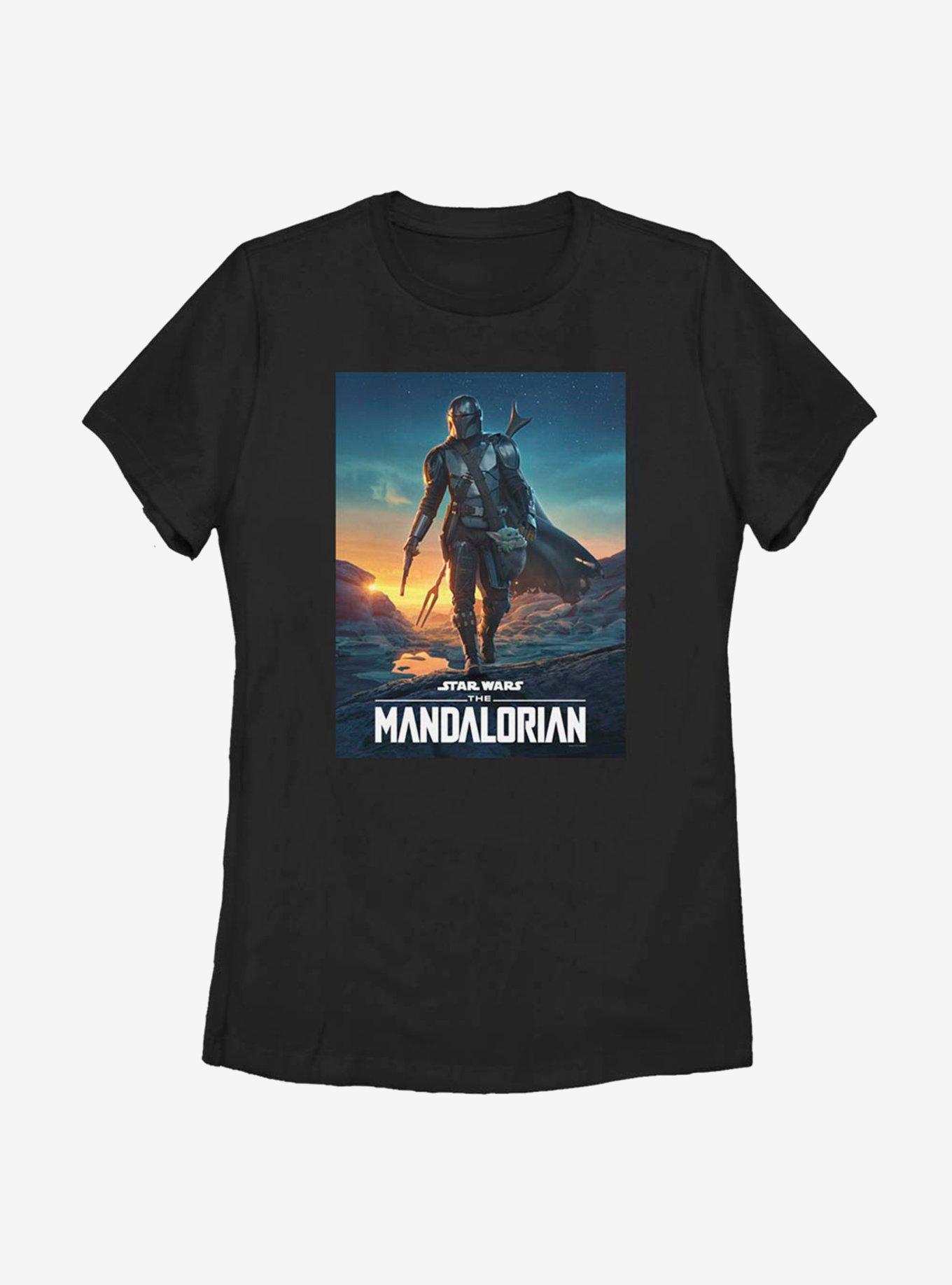 Star Wars The Mandalorian Poster Season Two Women T-Shirt, BLACK, hi-res