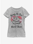 Star Wars The Mandalorian The Child Come To The Cute Side Youth Girls T-Shirt, ATH HTR, hi-res