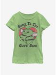 Star Wars The Mandalorian The Child Come To The Cute Side Youth Girls T-Shirt, GRN APPLE, hi-res