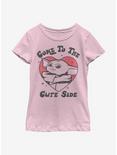 Star Wars The Mandalorian The Child Come To The Cute Side Youth Girls T-Shirt, PINK, hi-res