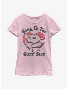 Star Wars The Mandalorian The Child Come To The Cute Side Youth Girls T-Shirt, , hi-res