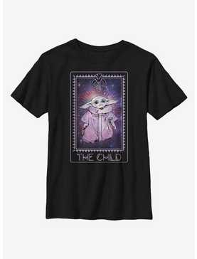 Star Wars The Mandalorian The Child Cosmic Tarot Youth T-Shirt, , hi-res