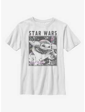 Star Wars The Mandalorian The Child Doodle Photo Youth T-Shirt, , hi-res