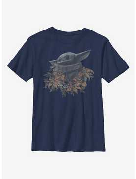 Star Wars The Mandalorian The Child Flowers Youth T-Shirt, , hi-res