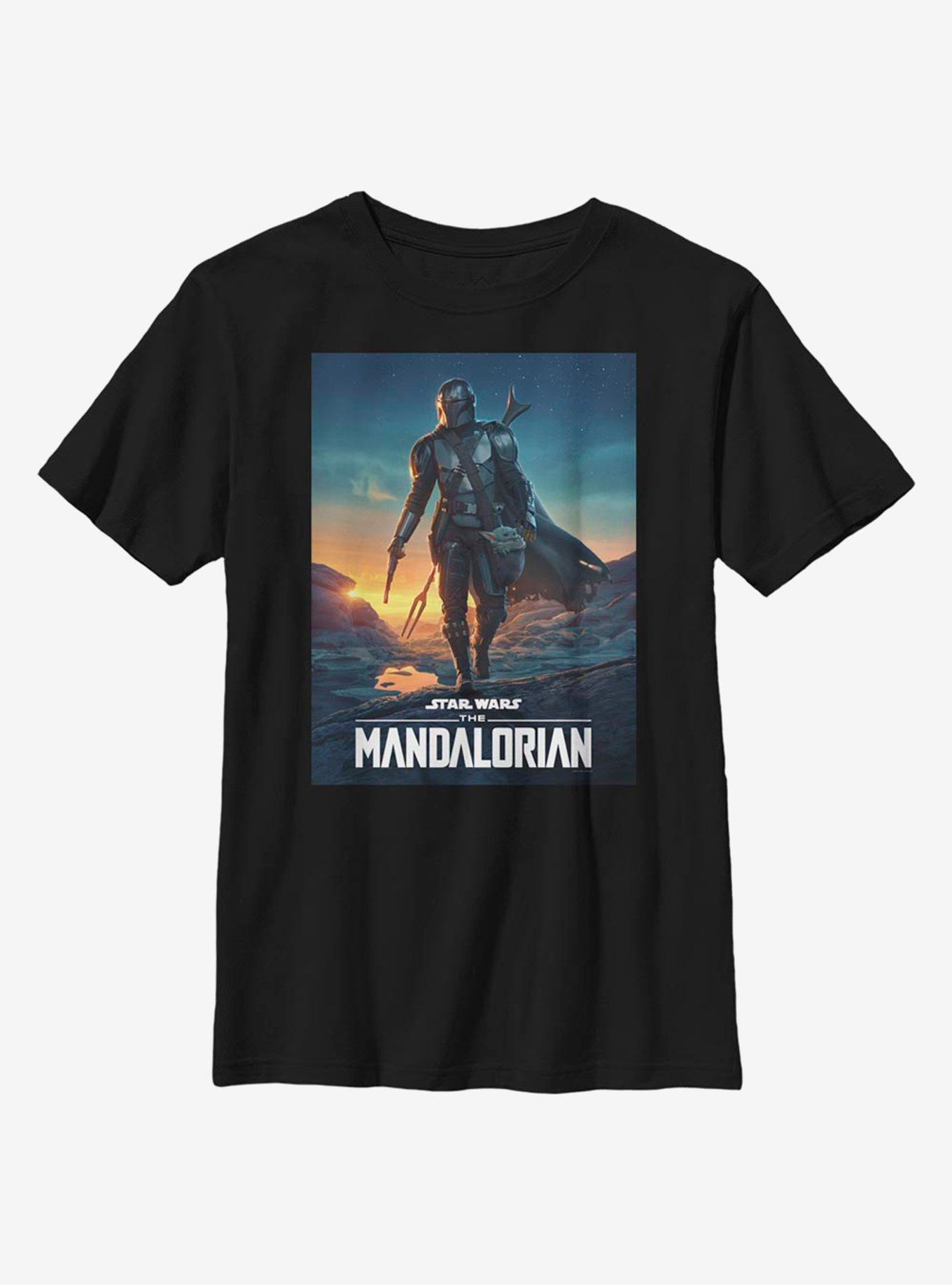 Star Wars The Mandalorian Poster Season Two Youth T-Shirt, , hi-res