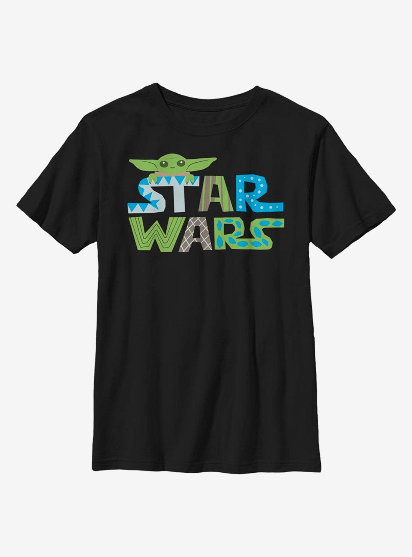 Star Wars The Mandalorian The Child Word Design Youth T-Shirt, , hi-res