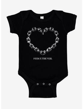 Pierce The Veil Chain Heart Infant Bodysuit, , hi-res